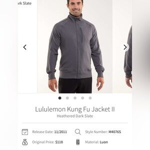 Lululemon Kung Fu Jacket II